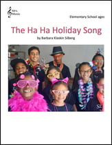 The Ha Ha Holiday Song! Unison choral sheet music cover